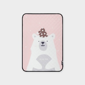 젤리팝 방수매트 - Pink Snow Bearjellypop